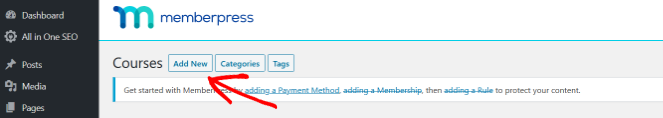 add-new-course-wordpress