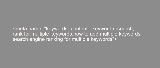 example of meta keywords