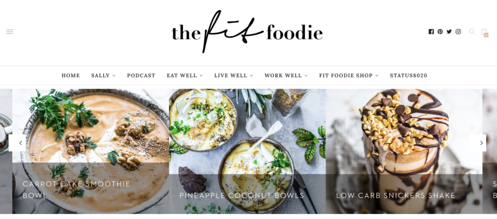 the fit foodie.